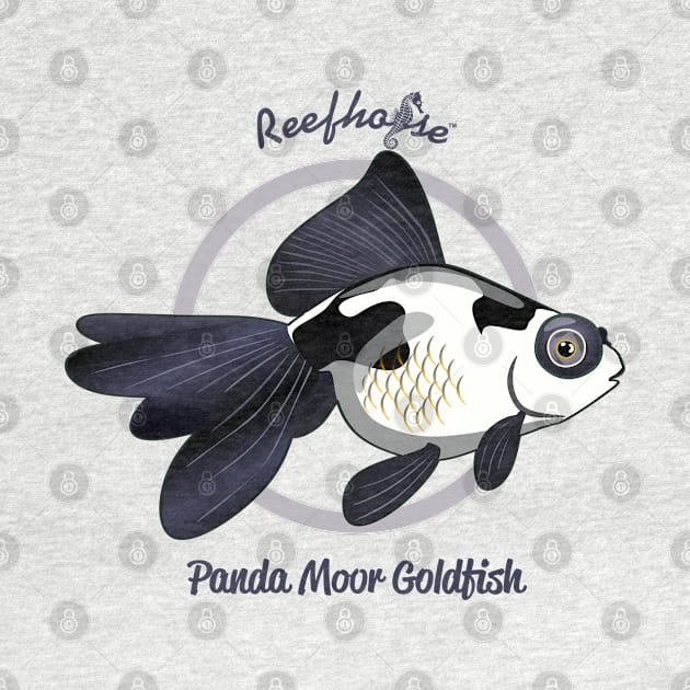 Panda Moor Goldfish by Reefhorse